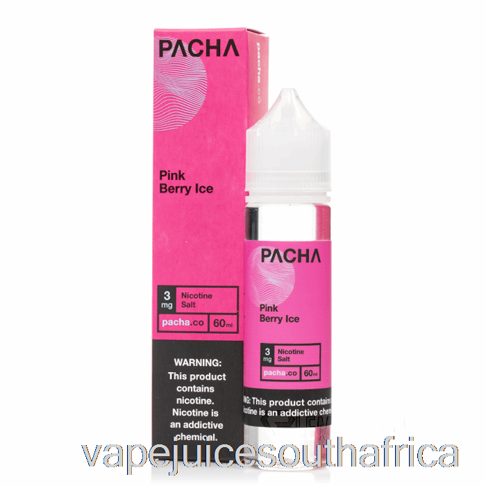 Vape Juice South Africa Pink Berry Ice - Pacha - 60Ml 0Mg
